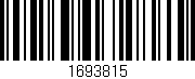 Código de barras (EAN, GTIN, SKU, ISBN): '1693815'