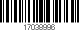Código de barras (EAN, GTIN, SKU, ISBN): '17038996'