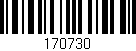 Código de barras (EAN, GTIN, SKU, ISBN): '170730'