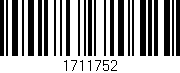 Código de barras (EAN, GTIN, SKU, ISBN): '1711752'