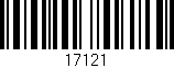 Código de barras (EAN, GTIN, SKU, ISBN): '17121'