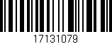 Código de barras (EAN, GTIN, SKU, ISBN): '17131079'