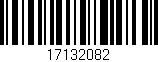 Código de barras (EAN, GTIN, SKU, ISBN): '17132082'