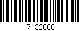 Código de barras (EAN, GTIN, SKU, ISBN): '17132088'