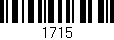 Código de barras (EAN, GTIN, SKU, ISBN): '1715'