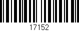 Código de barras (EAN, GTIN, SKU, ISBN): '17152'