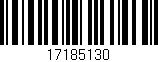 Código de barras (EAN, GTIN, SKU, ISBN): '17185130'