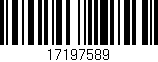 Código de barras (EAN, GTIN, SKU, ISBN): '17197589'