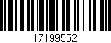 Código de barras (EAN, GTIN, SKU, ISBN): '17199552'