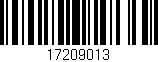 Código de barras (EAN, GTIN, SKU, ISBN): '17209013'
