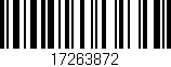 Código de barras (EAN, GTIN, SKU, ISBN): '17263872'