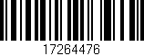 Código de barras (EAN, GTIN, SKU, ISBN): '17264476'