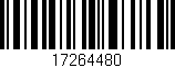 Código de barras (EAN, GTIN, SKU, ISBN): '17264480'