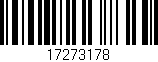 Código de barras (EAN, GTIN, SKU, ISBN): '17273178'