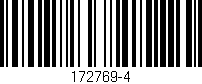 Código de barras (EAN, GTIN, SKU, ISBN): '172769-4'