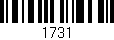 Código de barras (EAN, GTIN, SKU, ISBN): '1731'