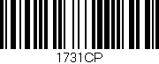 Código de barras (EAN, GTIN, SKU, ISBN): '1731CP'