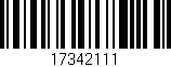 Código de barras (EAN, GTIN, SKU, ISBN): '17342111'