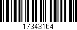 Código de barras (EAN, GTIN, SKU, ISBN): '17343164'