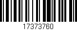 Código de barras (EAN, GTIN, SKU, ISBN): '17373760'
