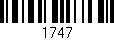 Código de barras (EAN, GTIN, SKU, ISBN): '1747'