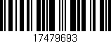 Código de barras (EAN, GTIN, SKU, ISBN): '17479693'