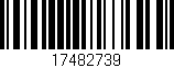 Código de barras (EAN, GTIN, SKU, ISBN): '17482739'