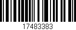 Código de barras (EAN, GTIN, SKU, ISBN): '17483383'