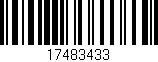 Código de barras (EAN, GTIN, SKU, ISBN): '17483433'