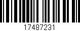 Código de barras (EAN, GTIN, SKU, ISBN): '17487231'