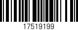 Código de barras (EAN, GTIN, SKU, ISBN): '17519199'