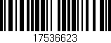 Código de barras (EAN, GTIN, SKU, ISBN): '17536623'