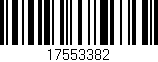 Código de barras (EAN, GTIN, SKU, ISBN): '17553382'