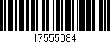 Código de barras (EAN, GTIN, SKU, ISBN): '17555084'