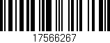Código de barras (EAN, GTIN, SKU, ISBN): '17566267'
