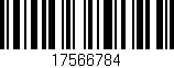 Código de barras (EAN, GTIN, SKU, ISBN): '17566784'