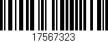Código de barras (EAN, GTIN, SKU, ISBN): '17567323'
