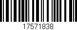 Código de barras (EAN, GTIN, SKU, ISBN): '17571838'