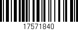 Código de barras (EAN, GTIN, SKU, ISBN): '17571840'