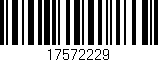 Código de barras (EAN, GTIN, SKU, ISBN): '17572229'