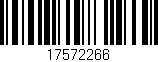 Código de barras (EAN, GTIN, SKU, ISBN): '17572266'