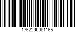 Código de barras (EAN, GTIN, SKU, ISBN): '1762230081165'