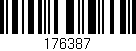 Código de barras (EAN, GTIN, SKU, ISBN): '176387'