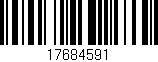 Código de barras (EAN, GTIN, SKU, ISBN): '17684591'