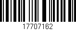 Código de barras (EAN, GTIN, SKU, ISBN): '17707162'