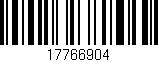 Código de barras (EAN, GTIN, SKU, ISBN): '17766904'