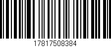 Código de barras (EAN, GTIN, SKU, ISBN): '17817508384'