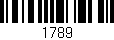 Código de barras (EAN, GTIN, SKU, ISBN): '1789'