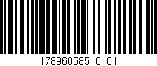 Código de barras (EAN, GTIN, SKU, ISBN): '17896058516101'