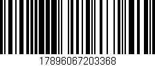 Código de barras (EAN, GTIN, SKU, ISBN): '17896067203368'